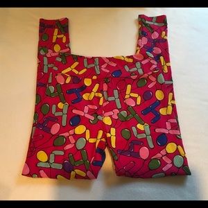 Lularoe women's multi color leggings size one size